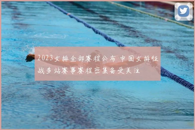 2023女排全部赛程公布 中国女排征战多站赛事赛程密集备受关注